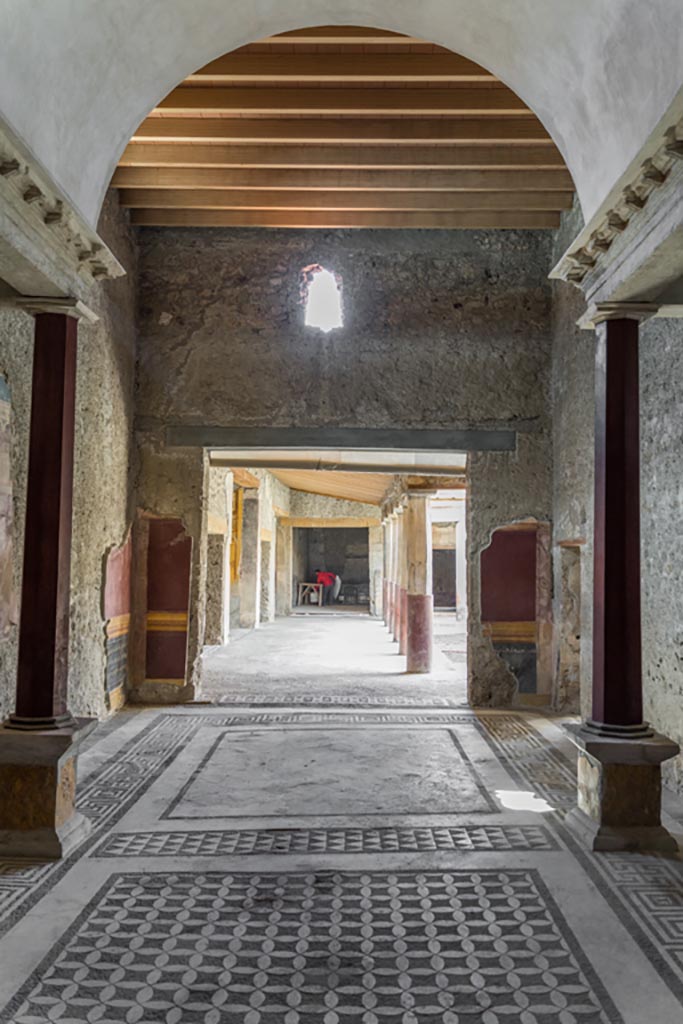 V I Pompeii March Room Corinthian Oecus Looking West Onto